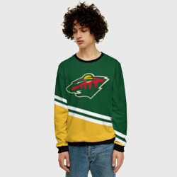 Мужской свитшот 3D Minnesota Wild NHL - фото 2