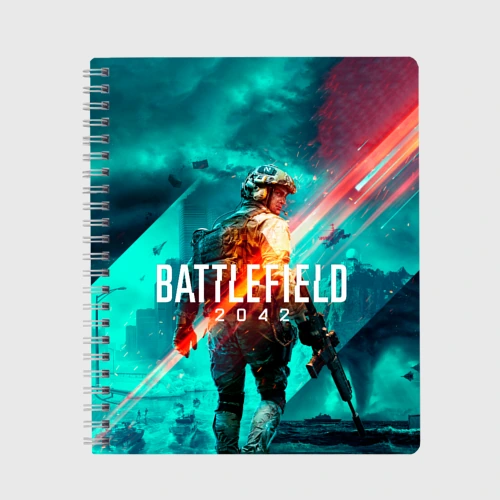 Тетрадь Battlefield 2042 игровой арт