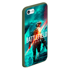 Чехол для iPhone 5/5S матовый Battlefield 2042 игровой арт - фото 2