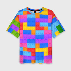 Женская футболка oversize 3D Лего-го