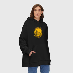 Худи SuperOversize хлопок Golden state Warriors NBA - фото 2