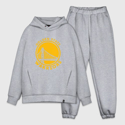 Мужской костюм oversize хлопок Golden state Warriors NBA