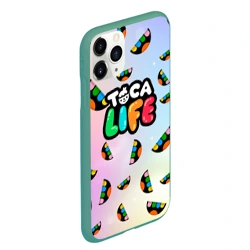 Чехол для iPhone 11 Pro Max матовый Тока бока логотип - фото 2