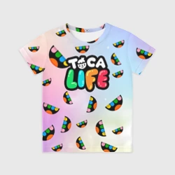 Детская футболка 3D Тока бока логотип