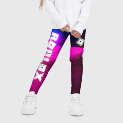 Детские леггинсы 3D Роблокс лого х эмблема - фото 2