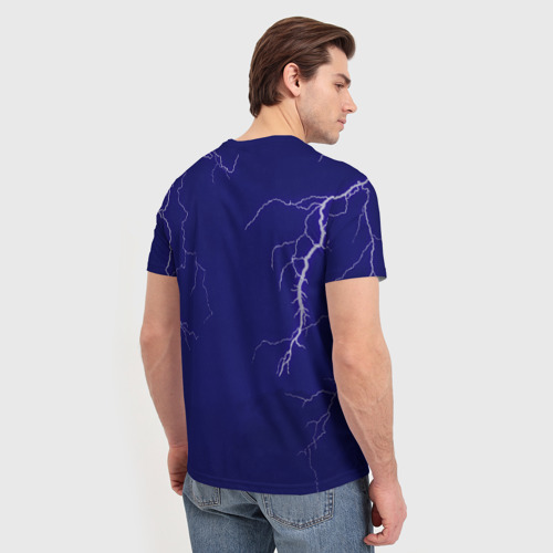 Мужская футболка 3D с принтом Повелители ночи до Ереси цвет легиона, вид сзади #2