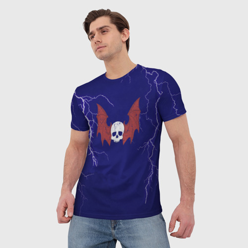 Мужская футболка 3D с принтом Повелители ночи до Ереси цвет легиона, фото на моделе #1