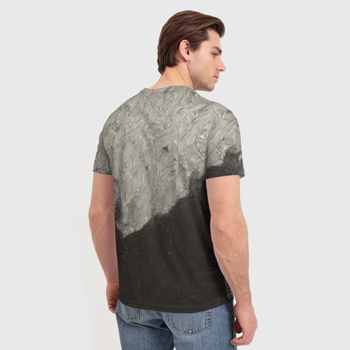 Мужская футболка 3D с принтом ScandinavianWarrior, вид сзади #2