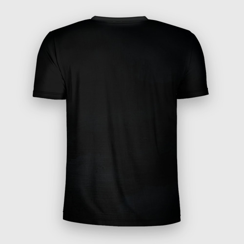 Мужская футболка 3D Slim с принтом Железные руки (цвета легиона), вид сзади #1