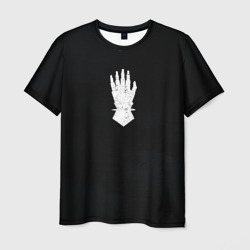 Мужская футболка 3D Железные руки цвета легиона
