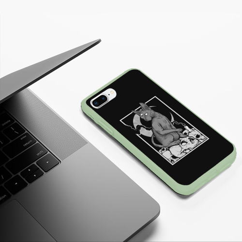Чехол для iPhone 7Plus/8 Plus матовый с принтом Трехглазый Сфинкс, фото #5