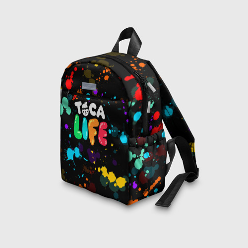 Детский рюкзак 3D Toca Boca Rainbow paints Тока бока радужные краски - фото 5
