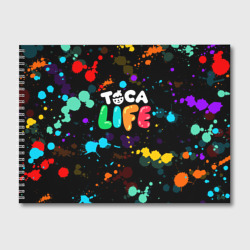 Альбом для рисования Toca Boca Rainbow paints Тока бока радужные краски