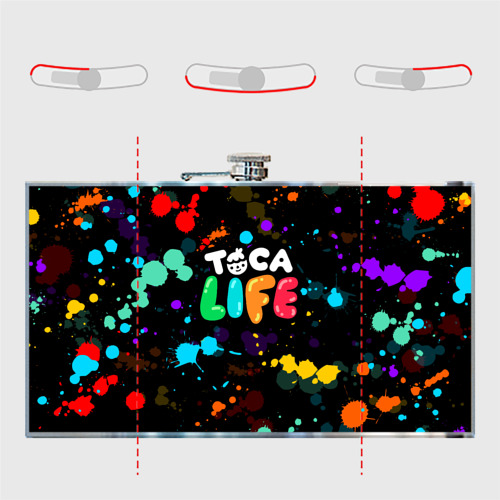 Фляга Toca Boca Rainbow paints Тока бока радужные краски - фото 5