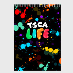 Скетчбук Toca Boca Rainbow paints Тока бока радужные краски