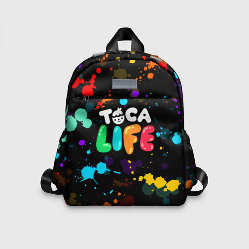 Детский рюкзак 3D Toca Boca Rainbow paints Тока бока радужные краски