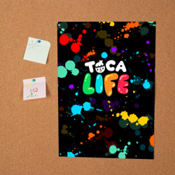 Постер Toca Boca Rainbow paints Тока бока радужные краски - фото 2
