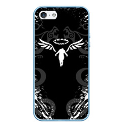 Чехол для iPhone 5/5S матовый Walhalla team Tokyo Revengers dragon tattoo