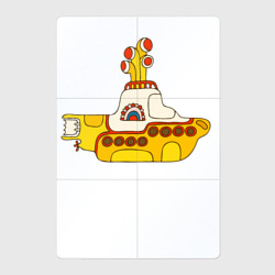 Магнитный плакат 2Х3 The Beatles. Yellow Submarine в дудл стиле