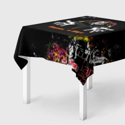 Скатерть 3D Лого рок групп