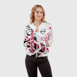 Женский бомбер 3D Nissan Ниссан - фото 2