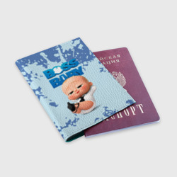Обложка для паспорта матовая кожа Boss Baby Босс Молокосос - фото 2