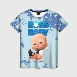 Женская футболка 3D Boss Baby Босс Молокосос