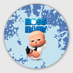 Круглый коврик для мышки Boss Baby Босс Молокосос