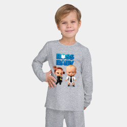 Детская пижама с лонгсливом хлопок Бос Молокосос 2 - фото 2