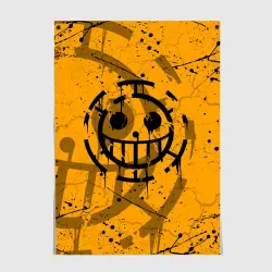 Постер One piece пираты лого