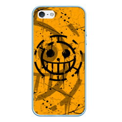 Чехол для iPhone 5/5S матовый One piece пираты лого