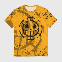 Мужская футболка 3D One piece пираты лого