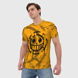 Мужская футболка 3D One piece пираты лого - фото 2