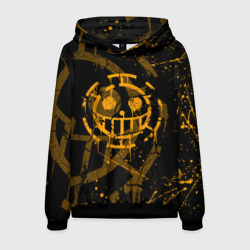 Мужская толстовка 3D ВАН ПИС ПИРАТЫ ЖЁЛТЫЙ ЛОГО