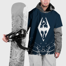 Накидка на куртку 3D The Elder Scrolls skyrim эмблема дракона