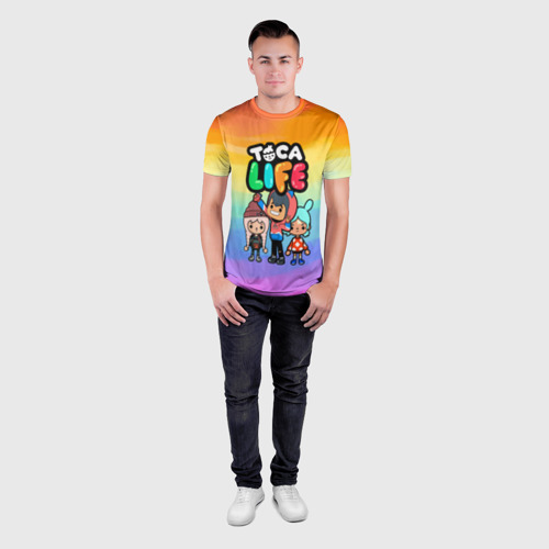 Мужская футболка 3D Slim Рита Зик Тока Бока, цвет 3D печать - фото 4