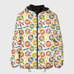 Мужская куртка 3D Чихуахуа красочный дизайн