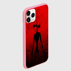 Чехол для iPhone 11 Pro Max матовый Сиреноголовый в тёмном лесу - фото 2