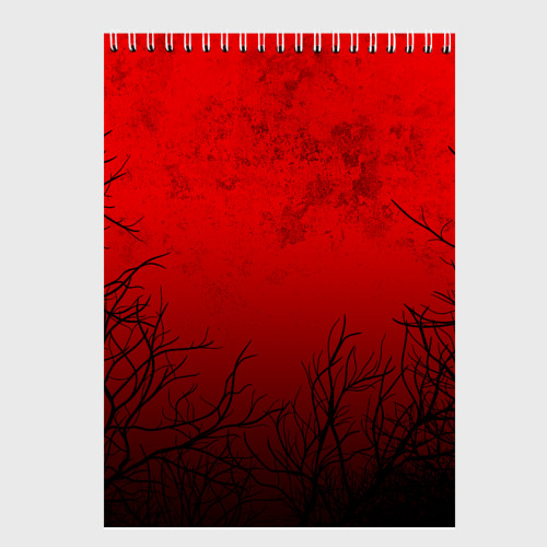 Скетчбук Сиреноголовый в тёмном лесу, цвет белый - фото 2