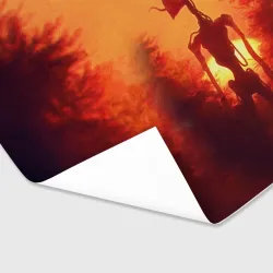 Бумага для упаковки 3D Сиреноголовый на закате - фото 2