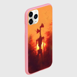 Чехол для iPhone 11 Pro Max матовый Сиреноголовый на закате - фото 2