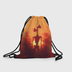 Рюкзак-мешок 3D Сиреноголовый на закате