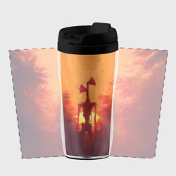 Термокружка-непроливайка Сиреноголовый на закате - фото 2