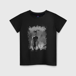 Детская футболка хлопок Сиреноголовый в тумане