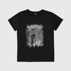 Детская футболка хлопок Сиреноголовый в тумане