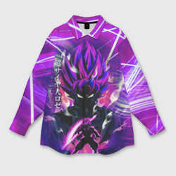 Женская рубашка oversize 3D Гоку Блек Anime Dragon Ball Super Saiyan