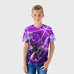 Детская футболка 3D Гоку Блек Anime Dragon Ball Super Saiyan - фото 2