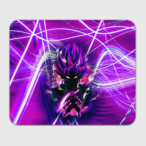 Прямоугольный коврик для мышки Гоку Блек Anime Dragon Ball Super Saiyan
