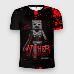 Мужская футболка 3D Slim Wither skeleton