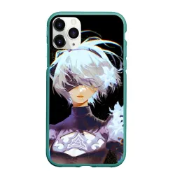 Чехол для iPhone 11 Pro Max матовый Венецианская девушка Nier Automata 2b